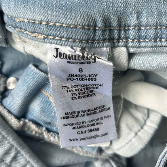 Jeaniologie Denim Skirt Overalls Size 8 - Picture 5 of 7